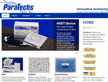 Tablet Screenshot of paratechs.com